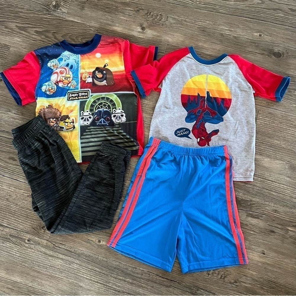 Angry Birds & Spider-Man Pajama Set